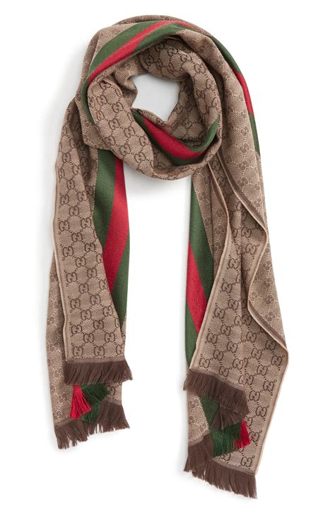 silk and wool gucci scarf|authentic gucci silk scarf.